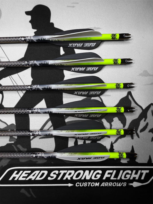 Head Strong Flight Custom Built Arrows
