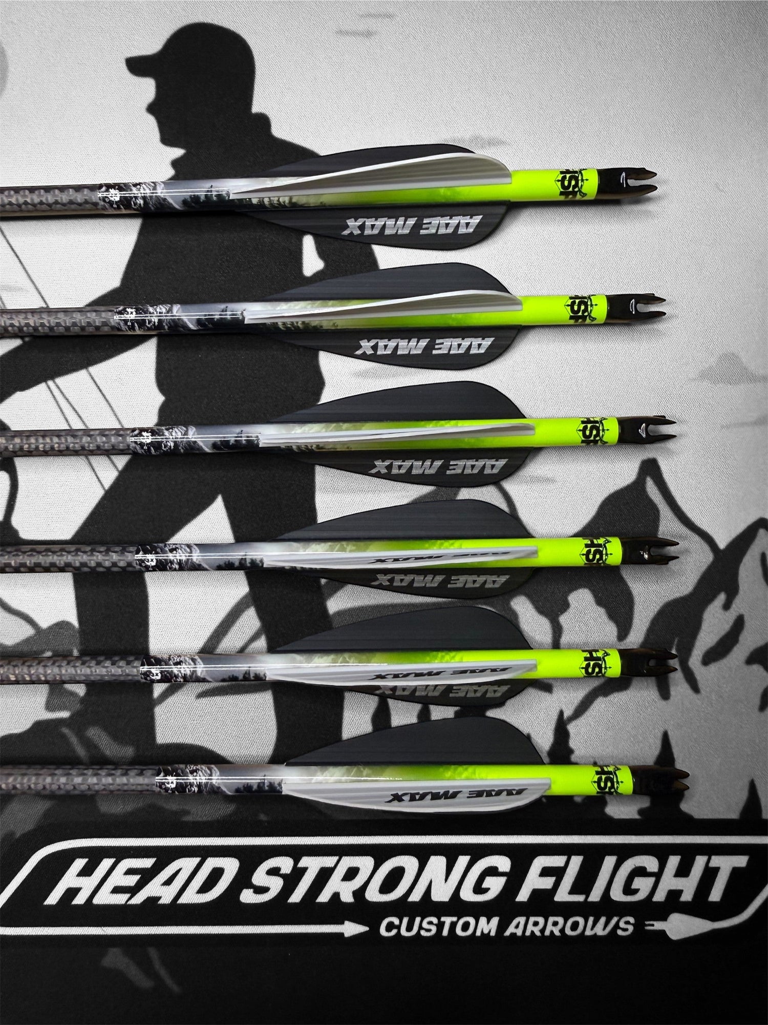 Head Strong Flight Custom Arrows