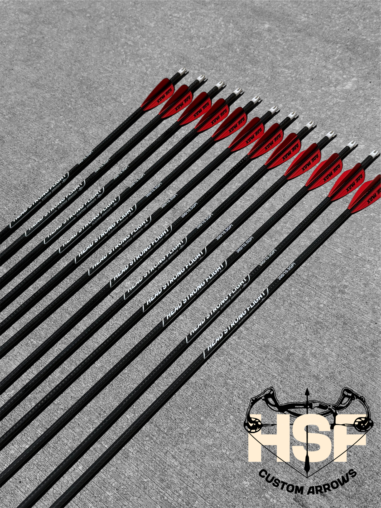 Head Strong Flight 3K Weave (Lighter) One Dozen